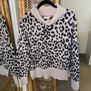 Cheetah Print Sweater